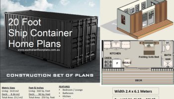 20 Foot Ship Container Home Pan